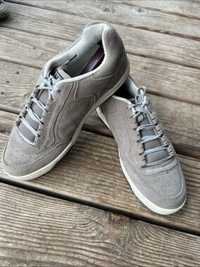 Y2K Vans Emory suede skate gray taupe low top sneakers Sz 8.5 47964-76(2007)